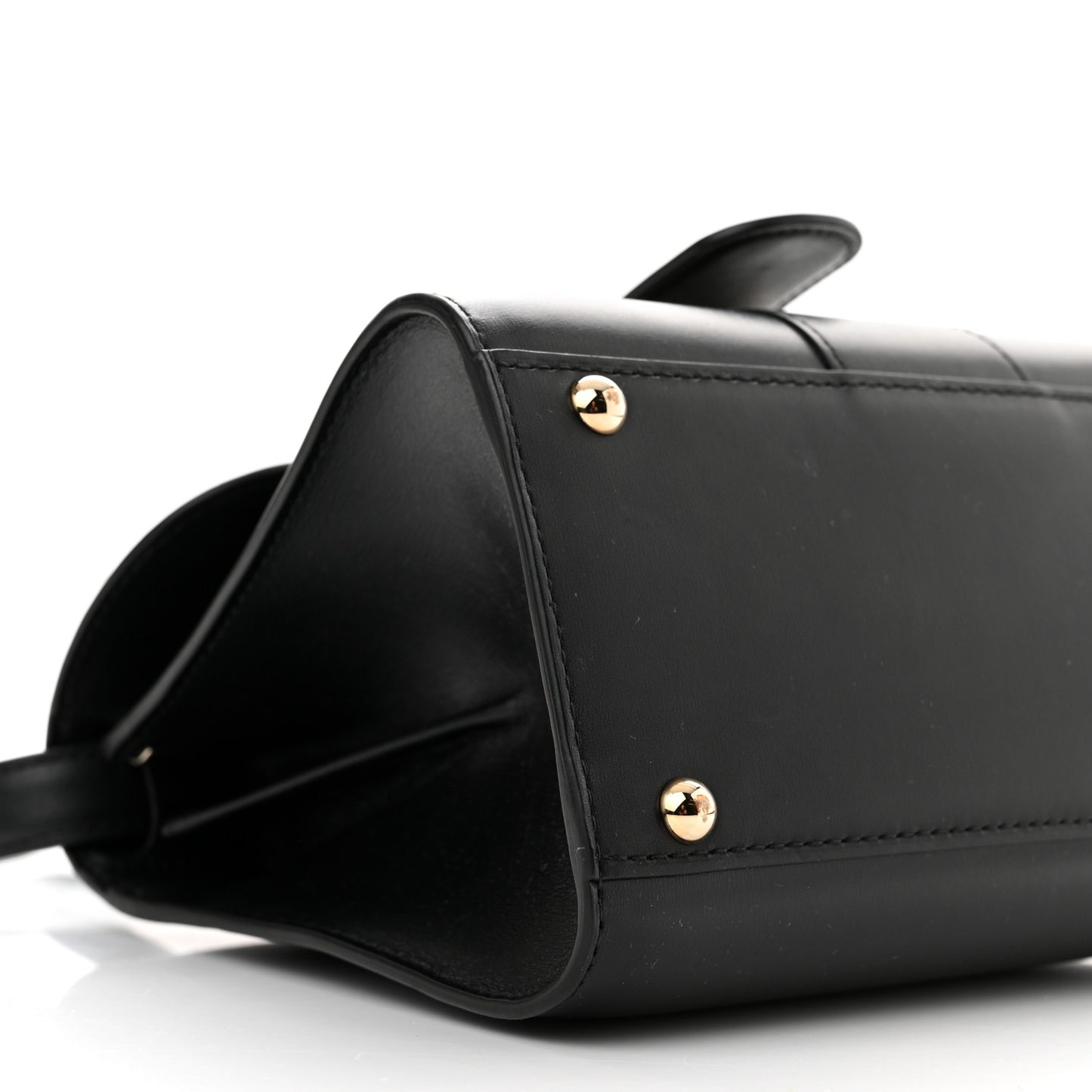 Box Calfskin Mini Brillant Satchel Black