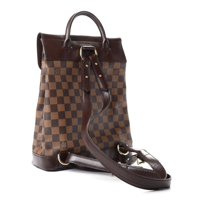 Louis Vuitton Damier Ebene Soho Backpack 2 of 7