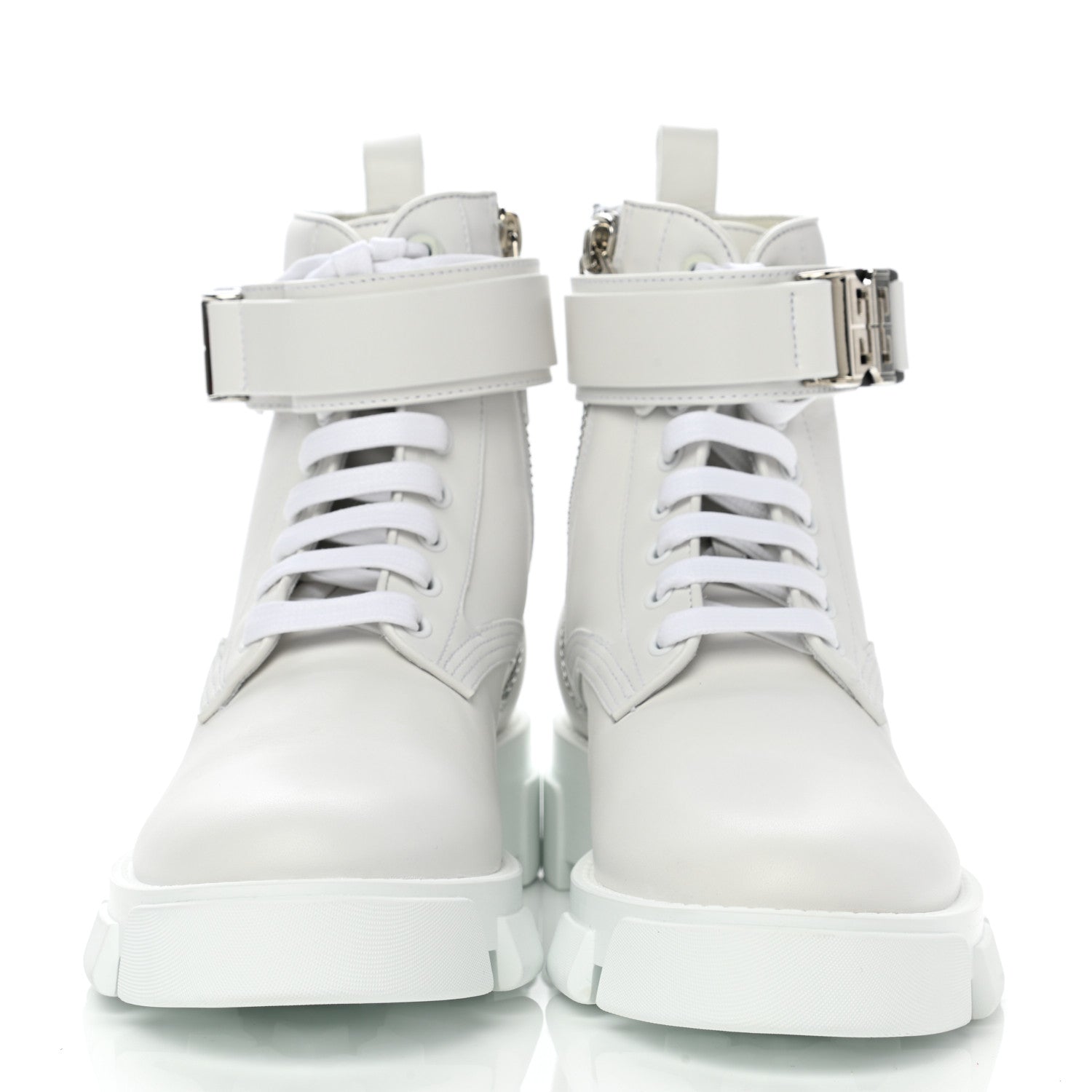Givenchy Calfskin 4G Terra Boots 36.5 White 2 of 11