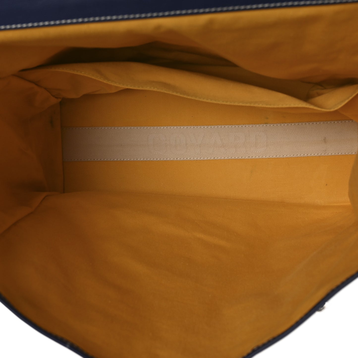 Goyardine Saint Leger Soft Briefcase Backpack Navy