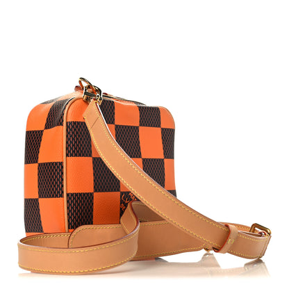 Louis Vuitton Damier Pop Chess Messenger Orange 3 of 9