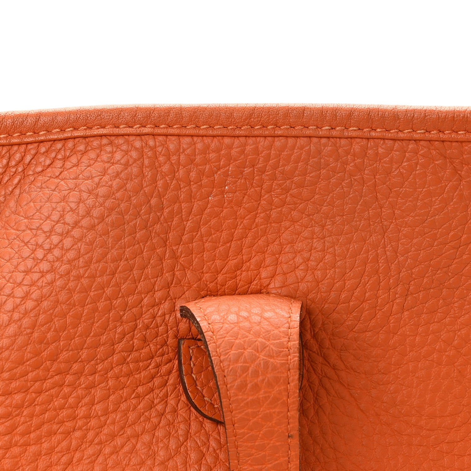 Hermes Taurillon Clemence Evelyne III PM Orange 6 of 12