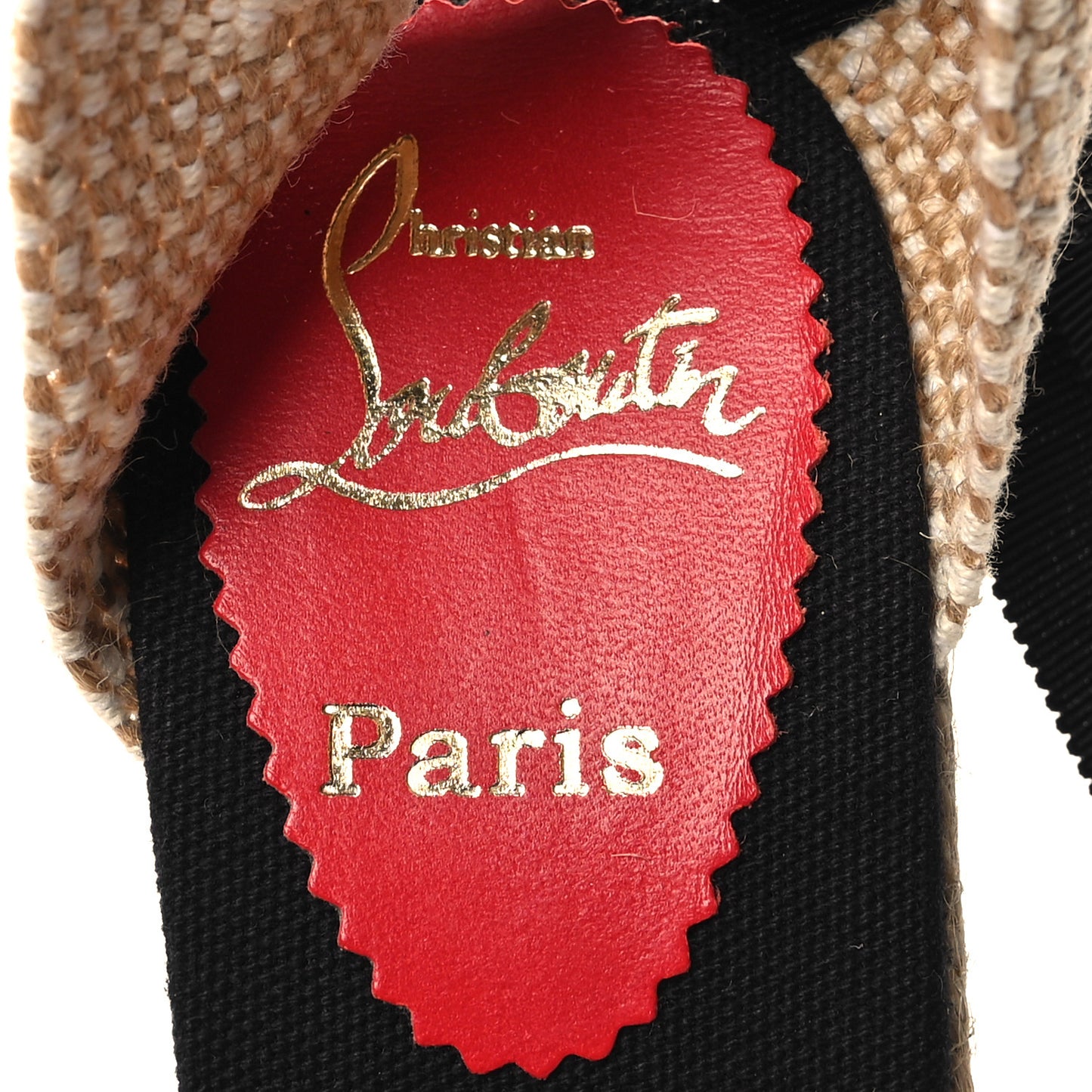 Canvas Brigitte Wedge Espadrille 39 Black