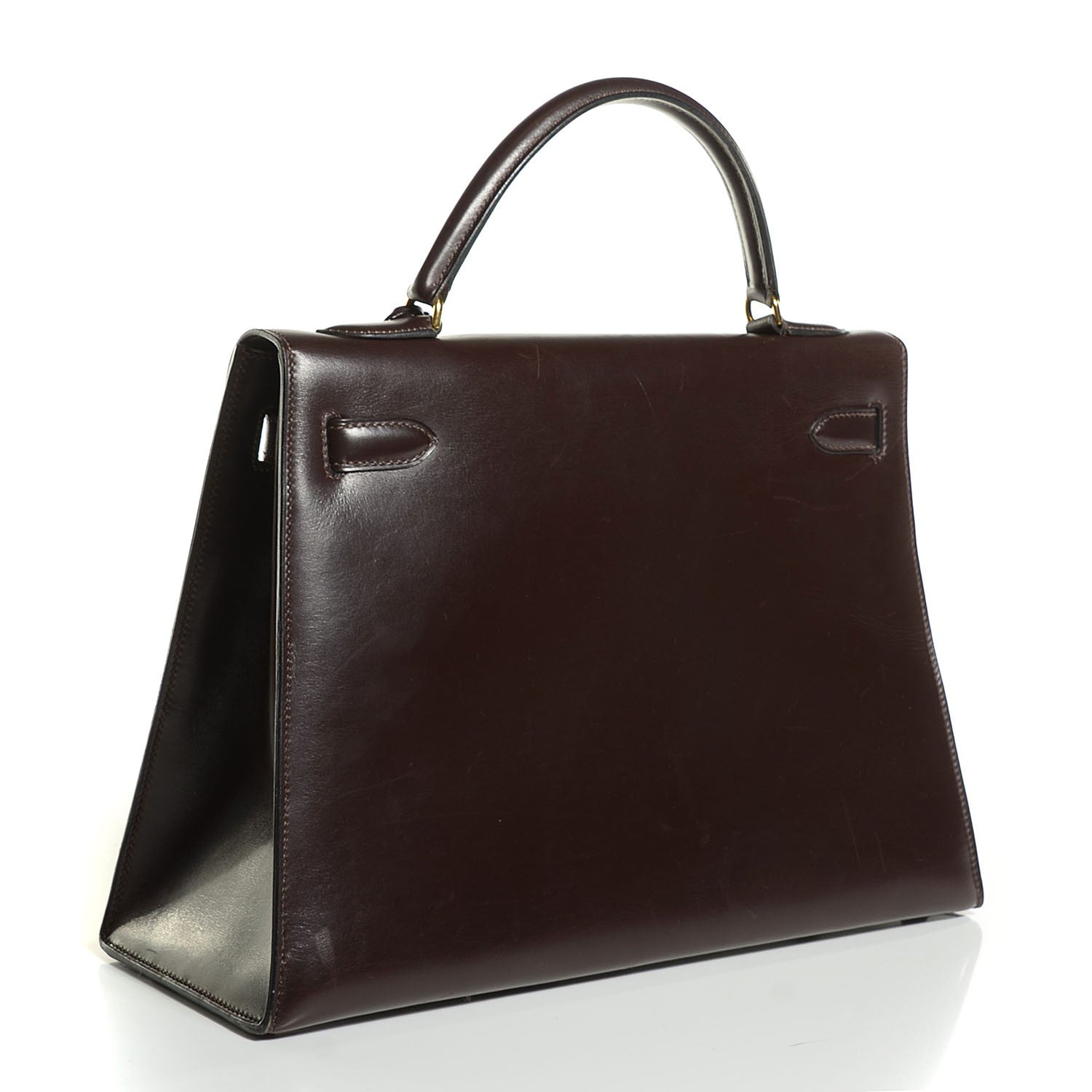 Hermes Box Kelly Sellier 32 Chocolate 3 of 22