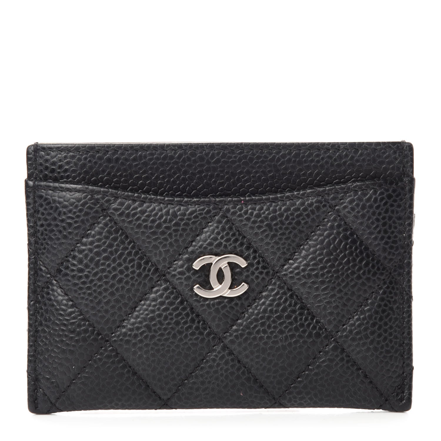 Chanel Caviar Quilted Card Holder Black 1 of 9