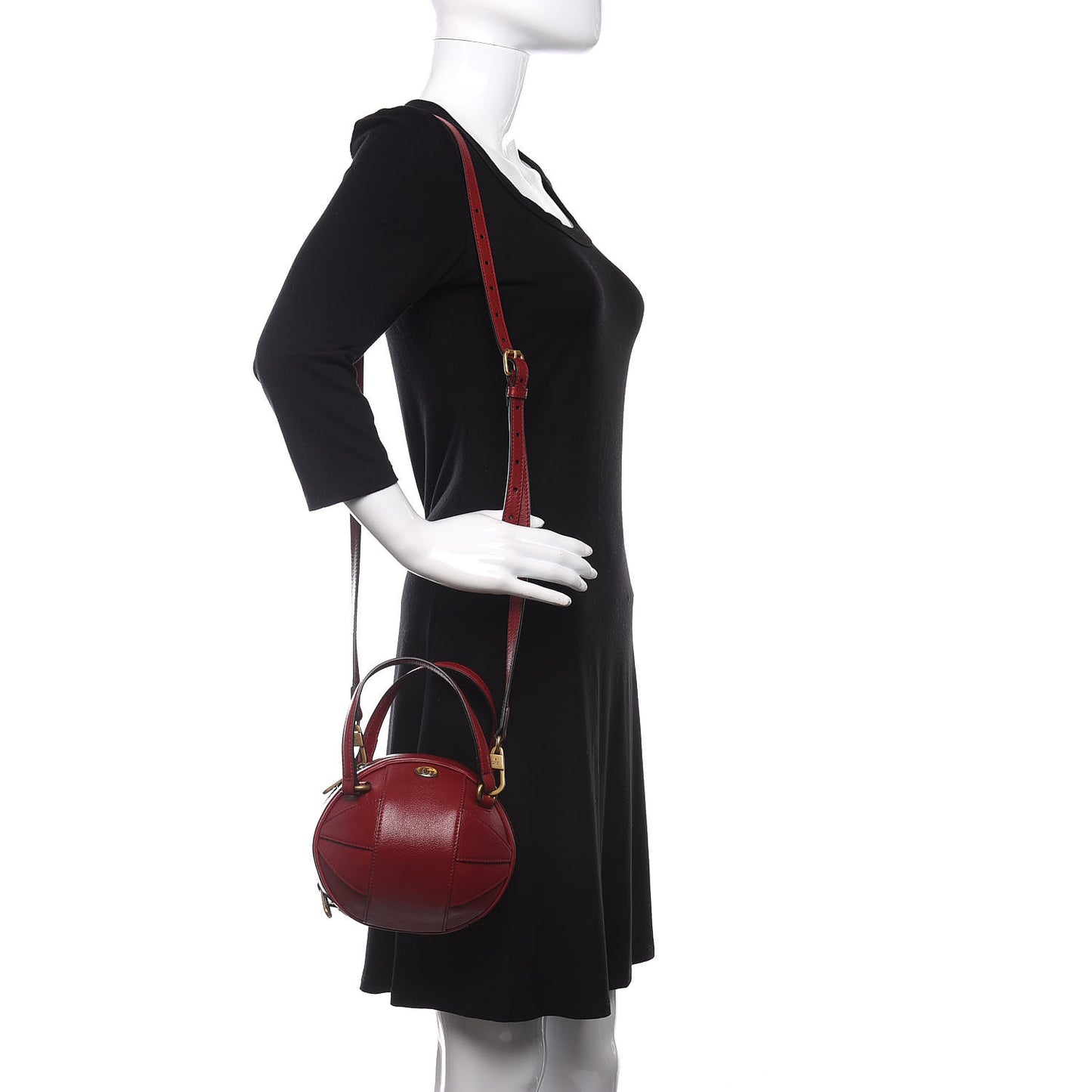 Piuma Lux Energy Mini Tifosa Basketball Shaped Shoulder Bag Romantic Cerise