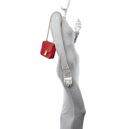 Celine Shiny Calfskin Small C Bag Red 2 of 11