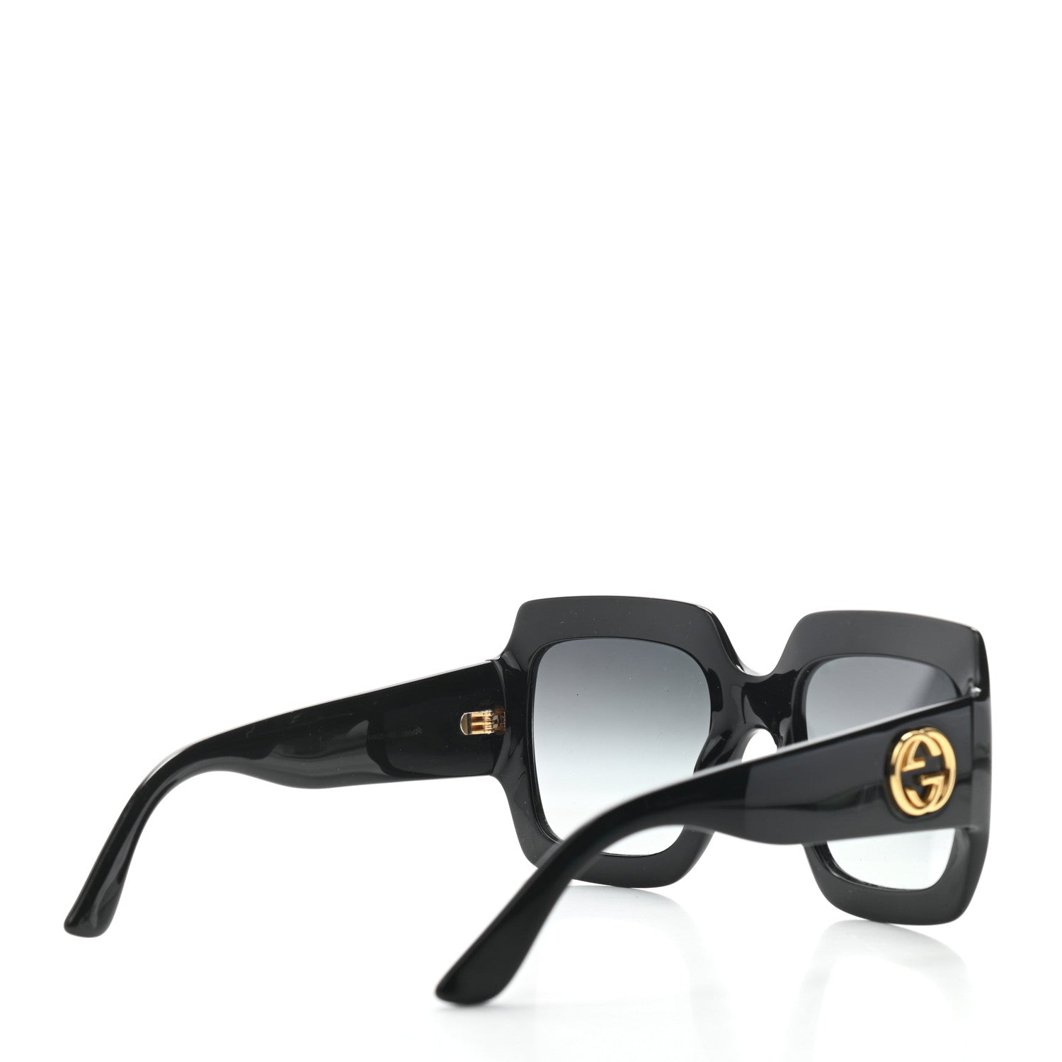 Gucci Acetate Square Frame Sunglasses GG0053S Black 4 of 6