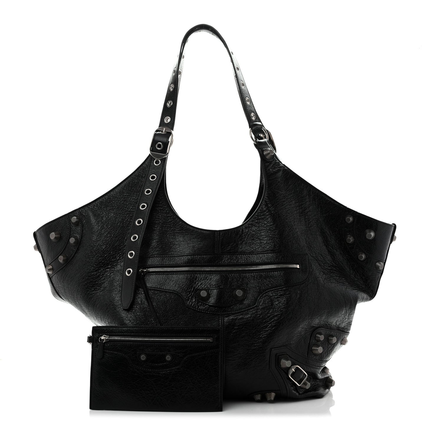 Agneau Arena Large Le Cagole Carry All Bag Black