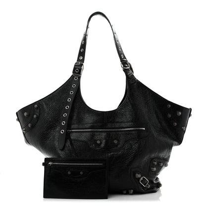 Balenciaga Agneau Arena Large Le Cagole Carry All Bag Black 3 of 12