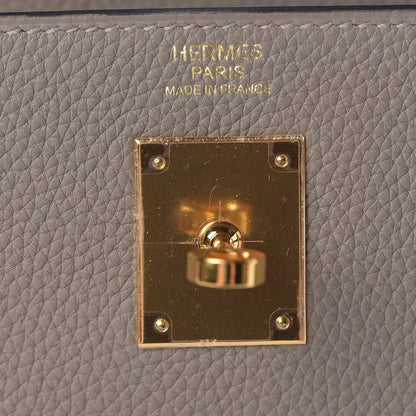 Hermes Togo Kelly Retourne 32 Gris Asphalte 30 of 47