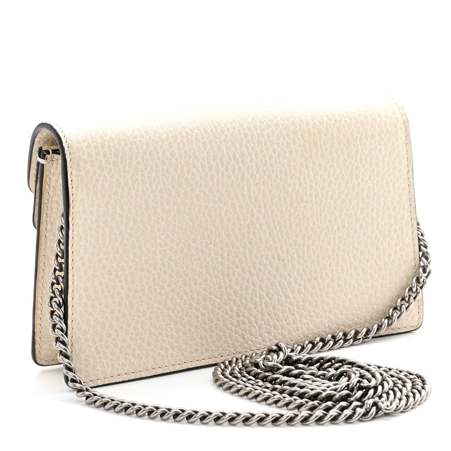 Dollar Calfskin Crystal Super Mini Dionysus Shoulder Bag Mystic White Black Diamond