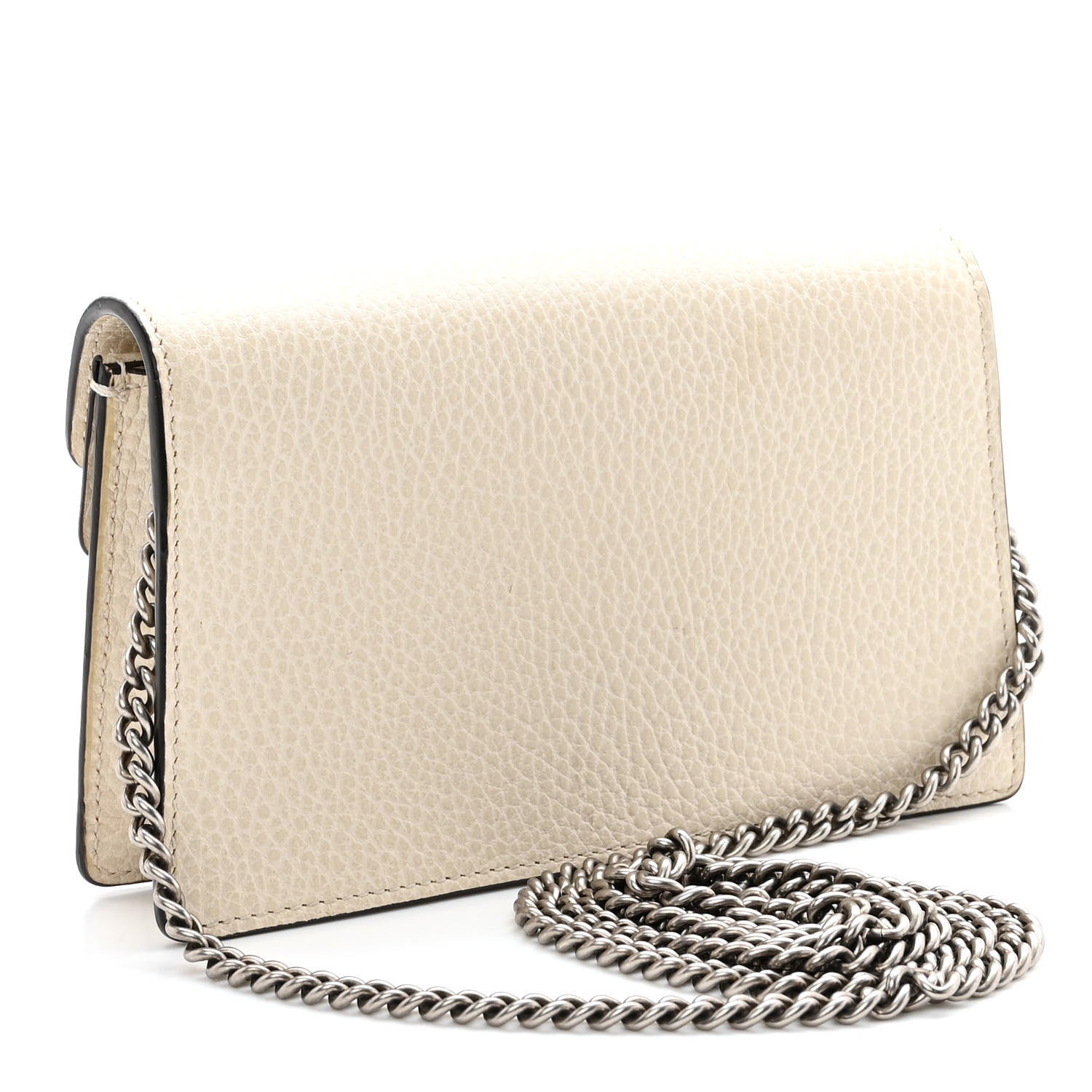 Gucci Dollar Calfskin Crystal Super Mini Dionysus Shoulder Bag Mystic White Black Diamond 3 of 10