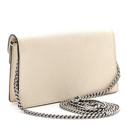 Gucci Dollar Calfskin Crystal Super Mini Dionysus Shoulder Bag Mystic White Black Diamond 3 of 10
