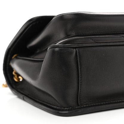 Saint Laurent Lambskin Matelasse Monogram Baby Niki Chain Satchel Black 9 of 10