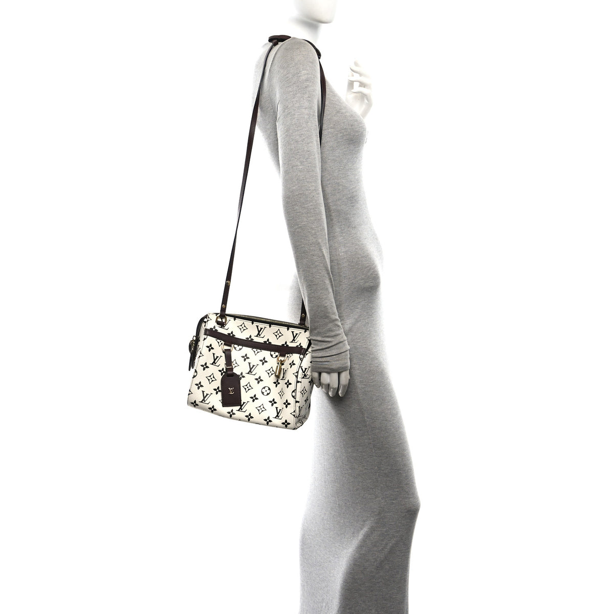 Monogram Speedy Amazon PM White Chocolat