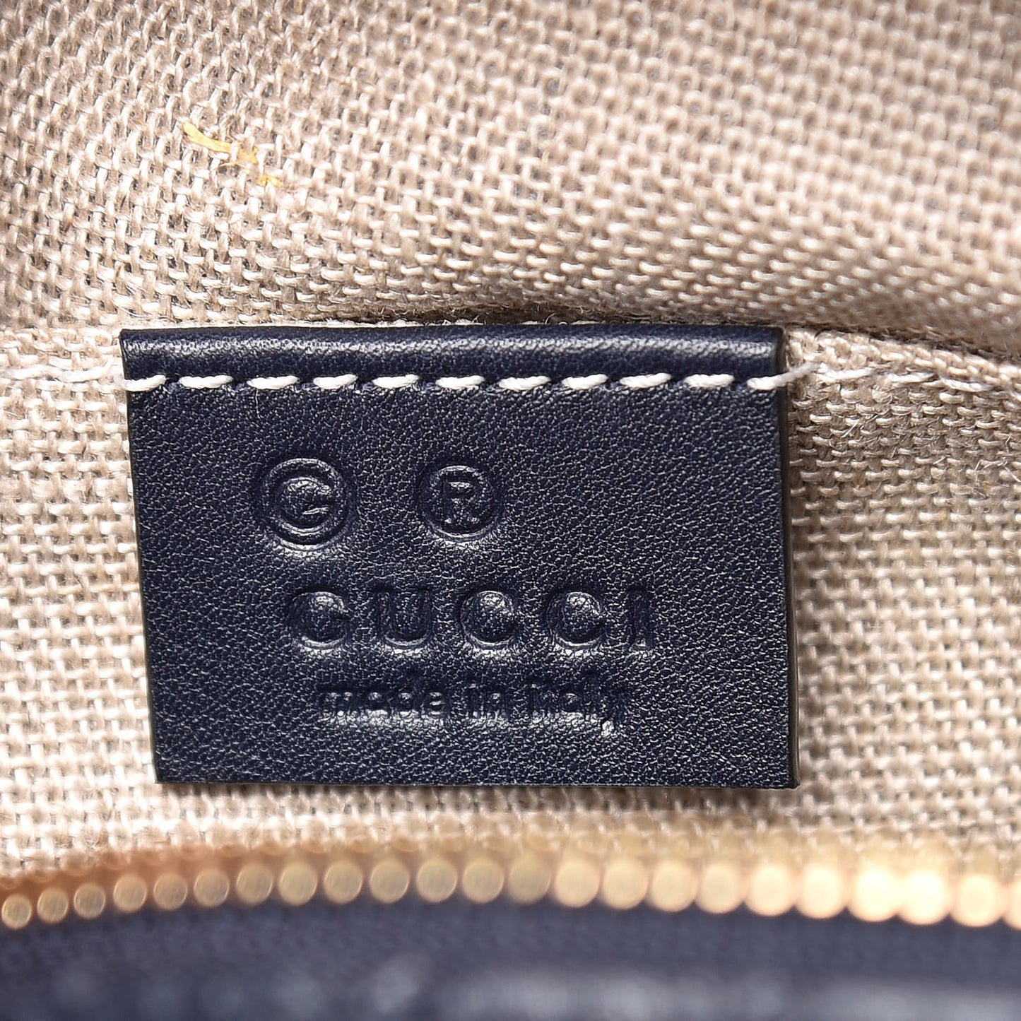 Soft Microguccissima Mini Bree Messenger Bag Blue