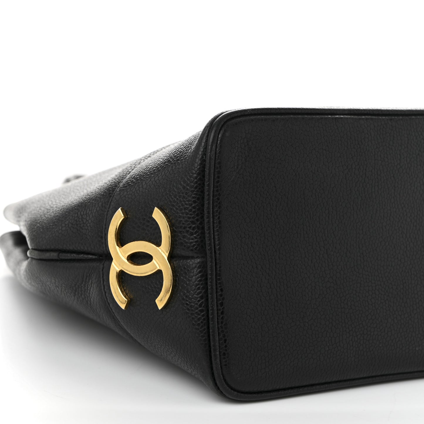 Caviar CC Bucket Shoulder Bag Black