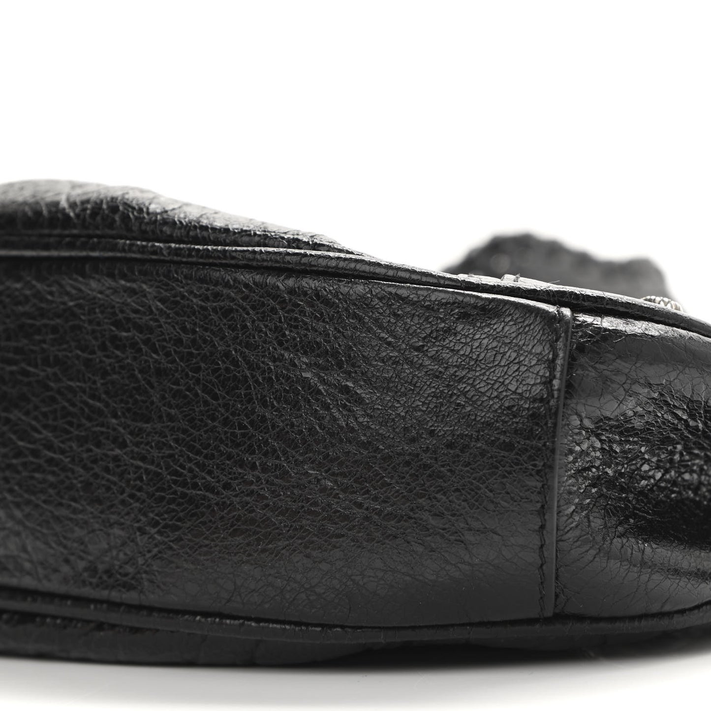 Agneau Arena Le Cagole Shoulder Bag XS Black