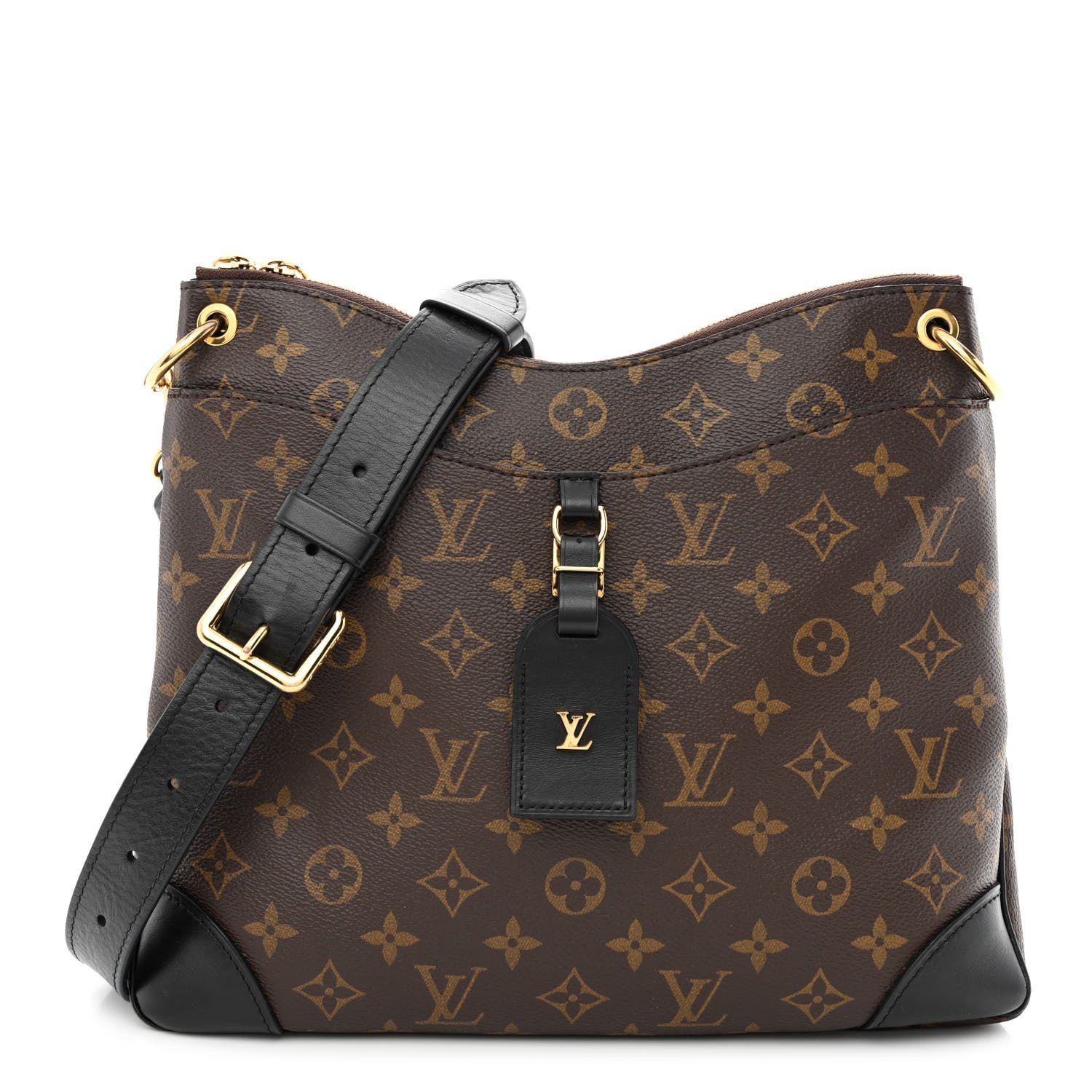 Louis Vuitton Monogram Odeon MM Black 1 of 9