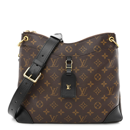 Louis Vuitton Monogram Odeon MM Black 1 of 9