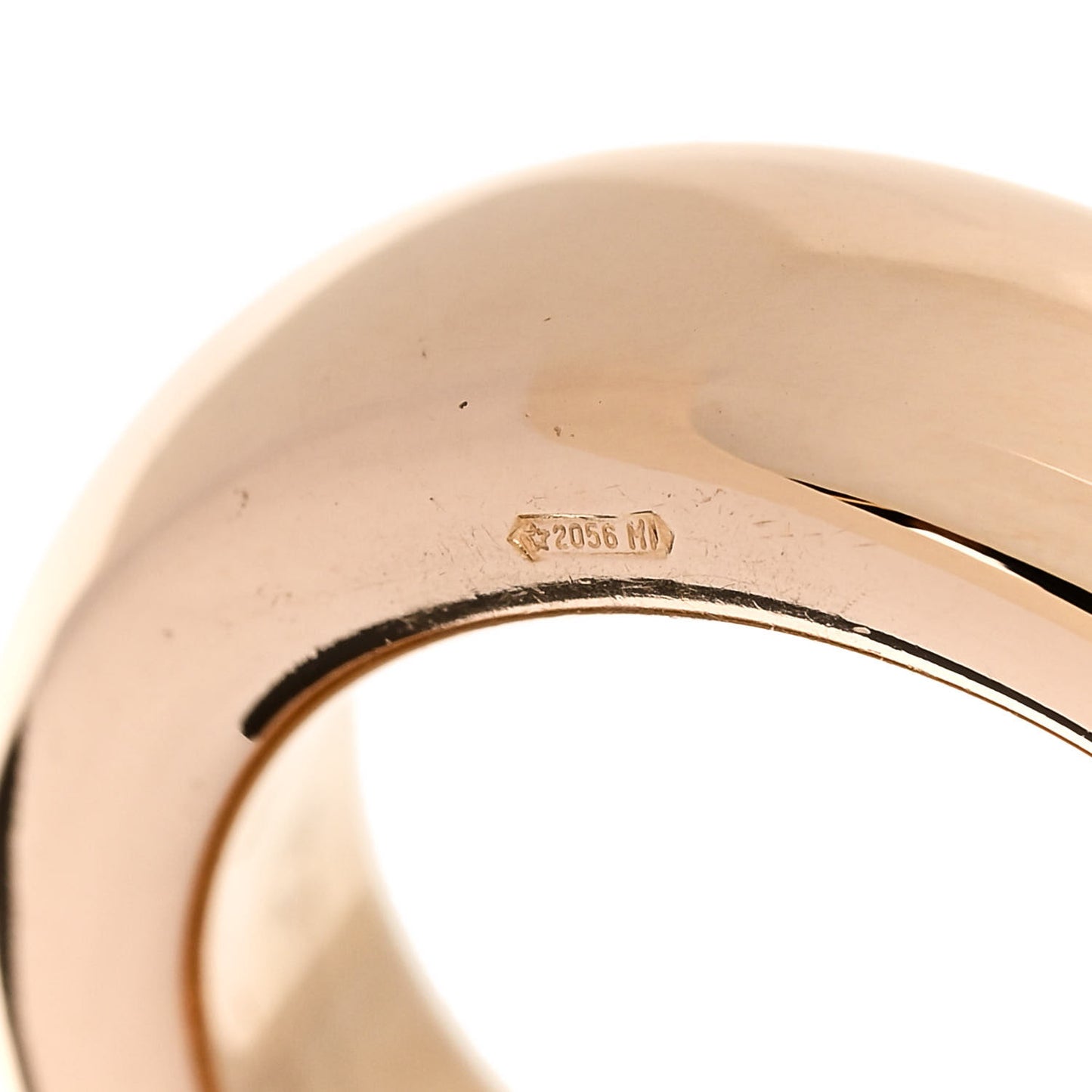 18K Rose Gold Slim Iconica Ring 54 6.75