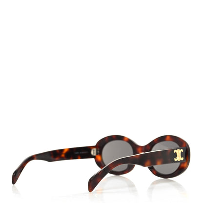 Celine Acetate Triomphe 01 Sunglasses CL 40194U Tortoise 4 of 7