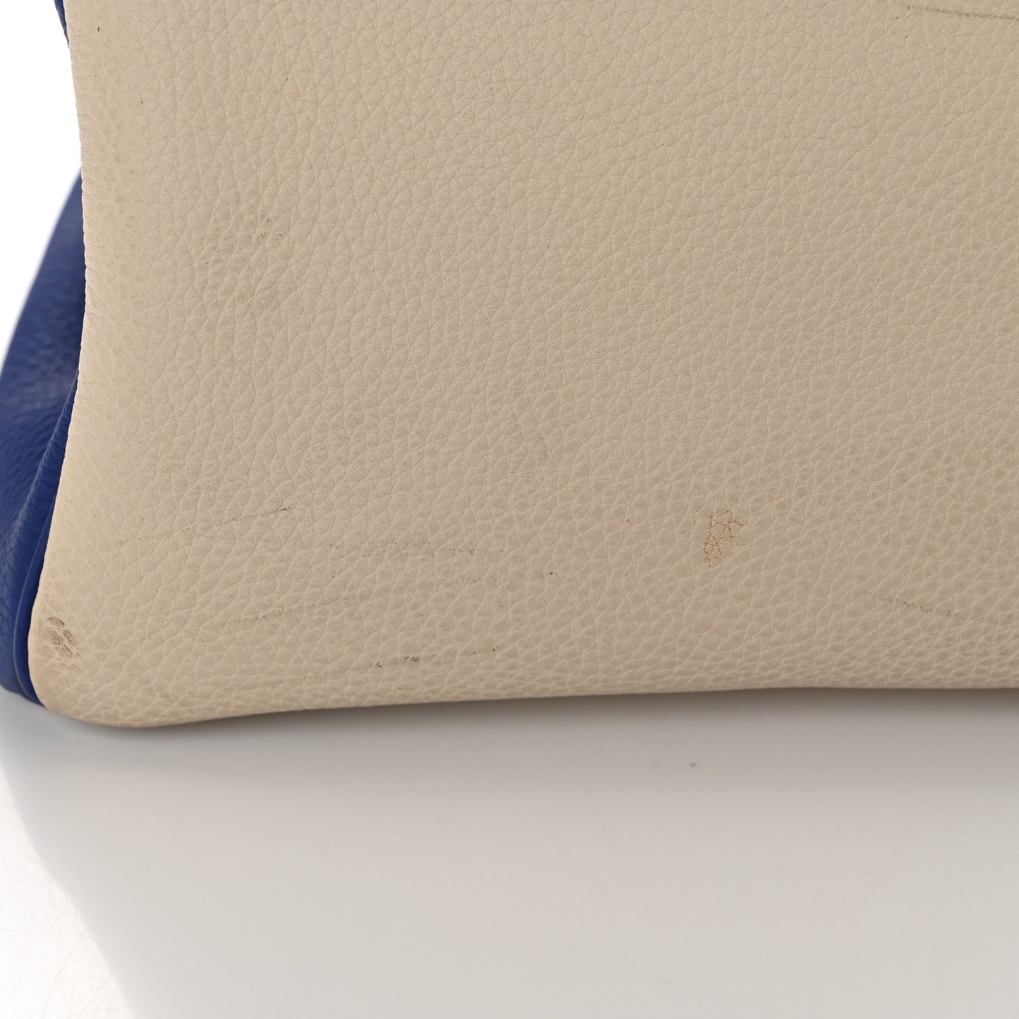 Togo Horseshoe Birkin 35 Craie Bleu Electric