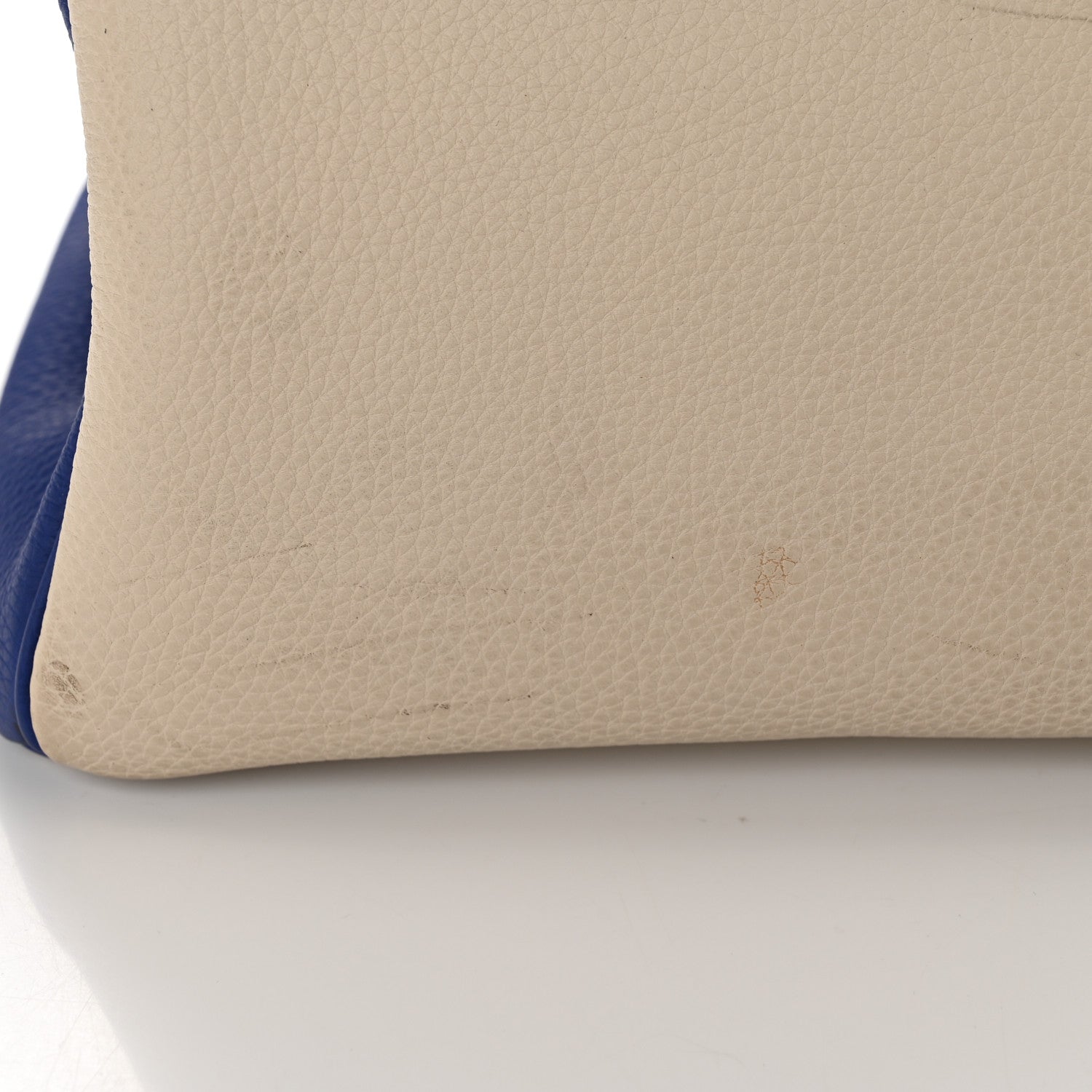 Hermes Togo Horseshoe Birkin 35 Craie Bleu Electric 17 of 20