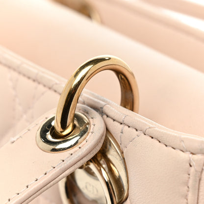 Christian Dior Lambskin Cannage Small Lucky Badges My Lady Dior Pink 10 of 14