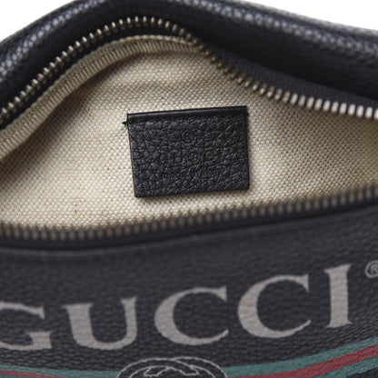 Gucci Grained Calfskin Small Logo Belt Bag Black 6 of 10