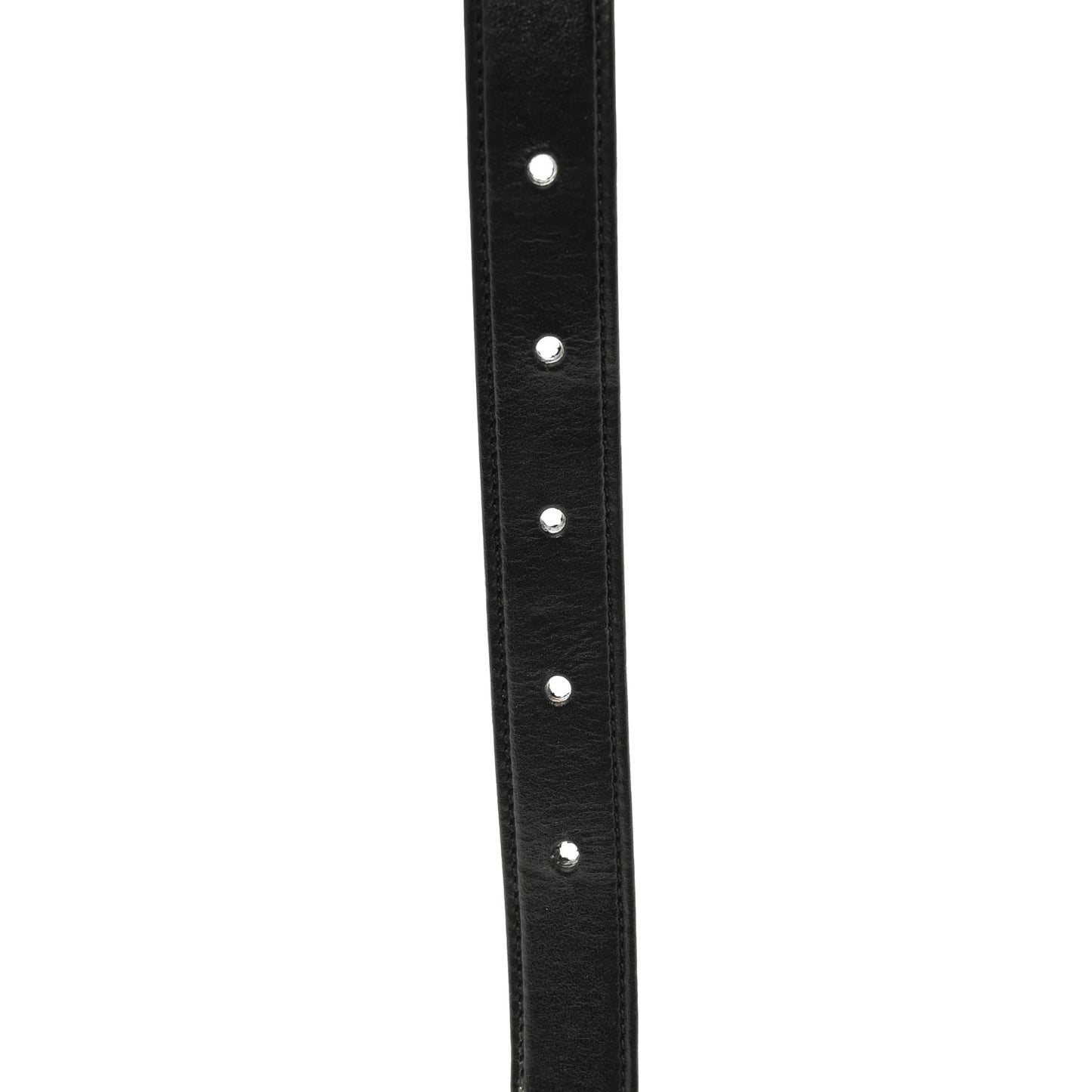 Calfskin GG Marmont Thin Chain Belt 75 30 Black