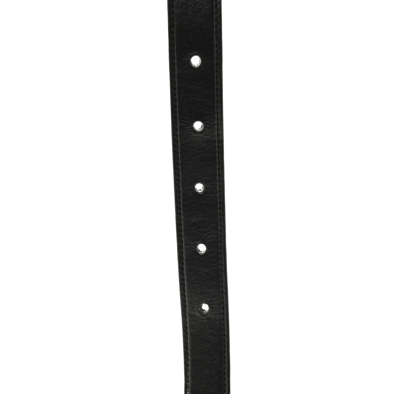 Gucci Calfskin GG Marmont Thin Chain Belt 75 30 Black 5 of 5