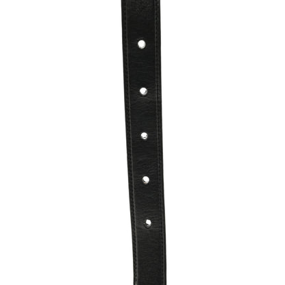 Gucci Calfskin GG Marmont Thin Chain Belt 75 30 Black 5 of 5