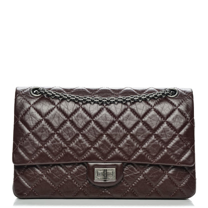 Chanel Aged Calfskin Quilted 2.55 Reissue 226 Flap Dark Brown 1 of 14