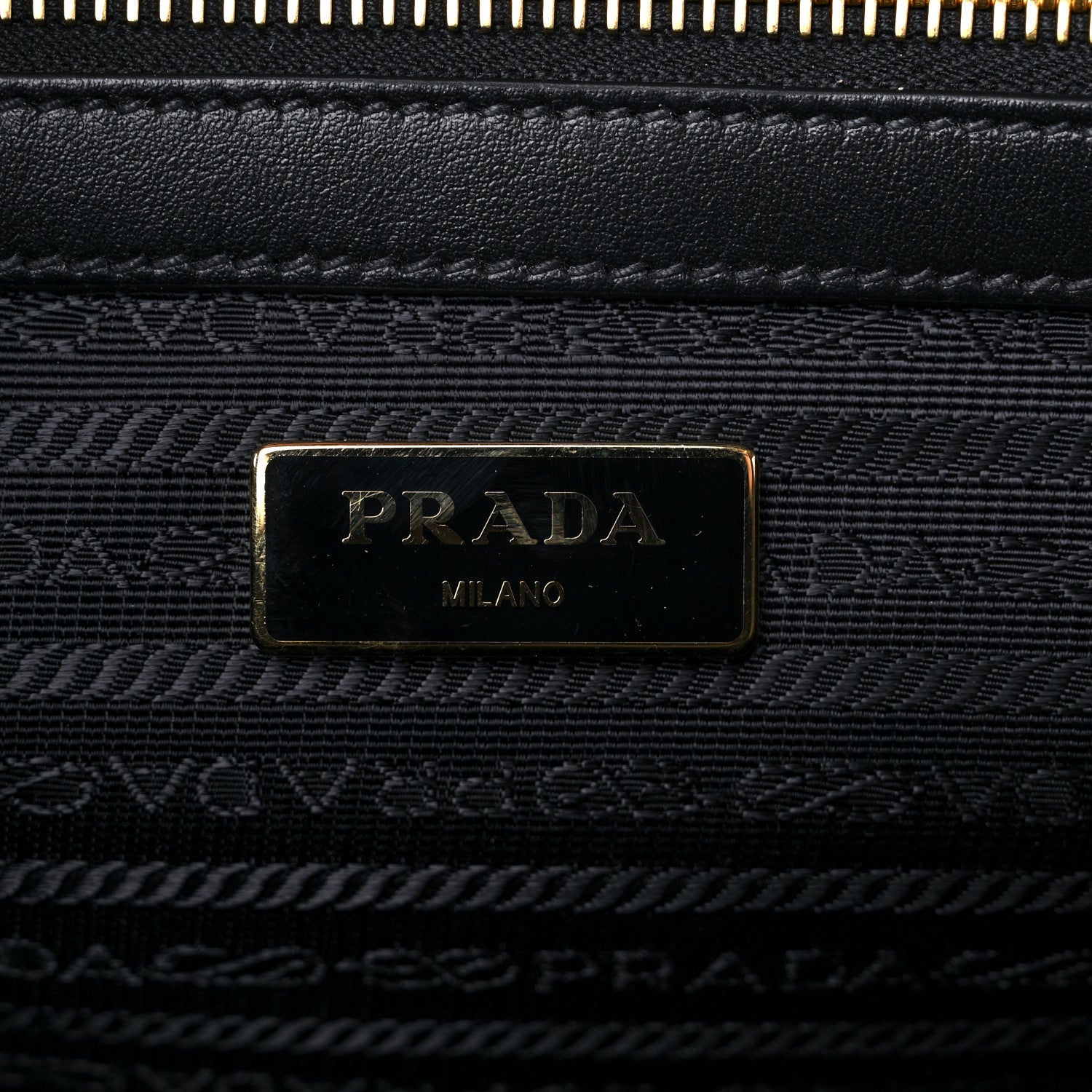 Prada Saffiano Metal Top Handle Black 6 of 12