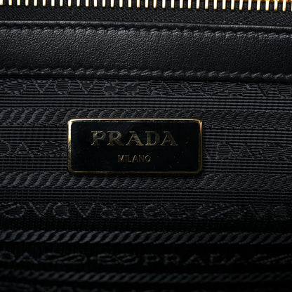 Prada Saffiano Metal Top Handle Black 6 of 12