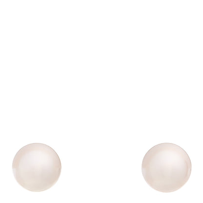 Mikimoto 18K Yellow Gold Akoya Pearl 7.5-8mm Stud Earrings 1 of 5