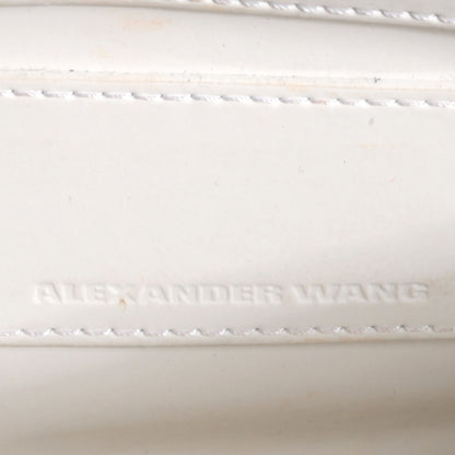 Alexander Wang Textured Patent Tri-Fold Shoulder Bag Black 6 of 10