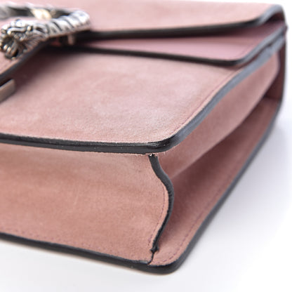 Gucci Suede Mini Dionysus Shoulder Bag Pink 12 of 13