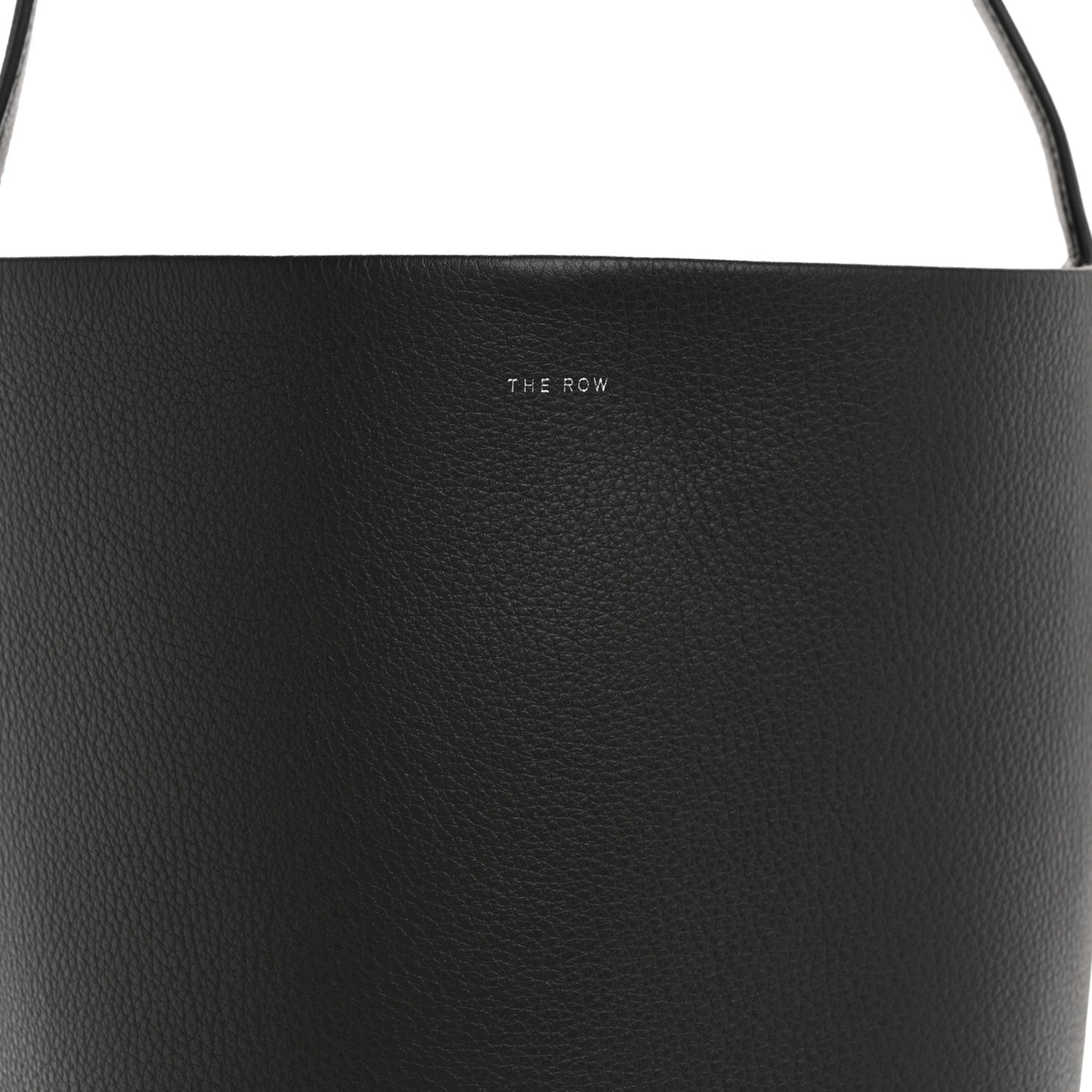 Grained Calfskin Medium N/S Park Tote Black