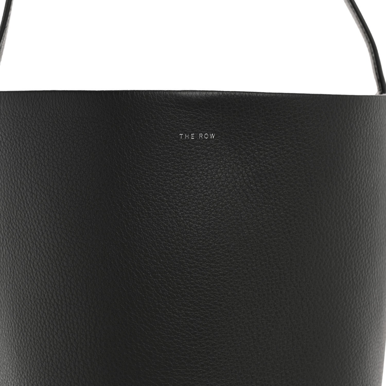 The Row Grained Calfskin Medium N/S Park Tote Black 8 of 10