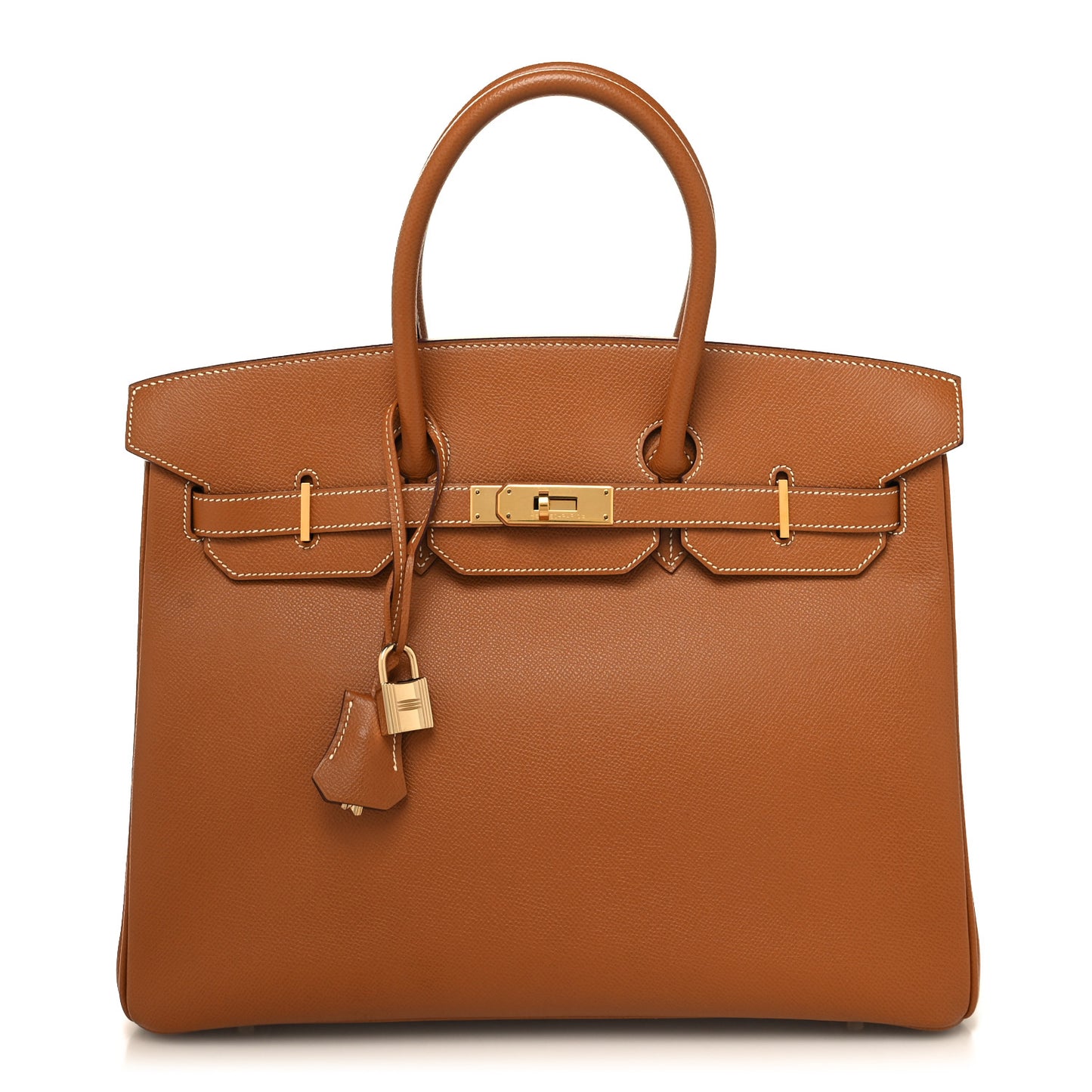 Epsom Birkin 35 Gold