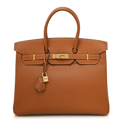 Hermes Epsom Birkin 35 Gold 1 of 13