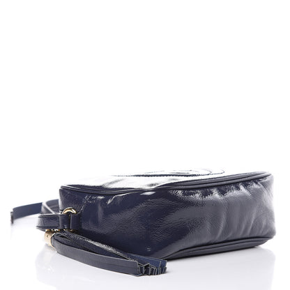 Gucci Vernice Naplack Small Soho Disco Bag Uniform Blue 4 of 14