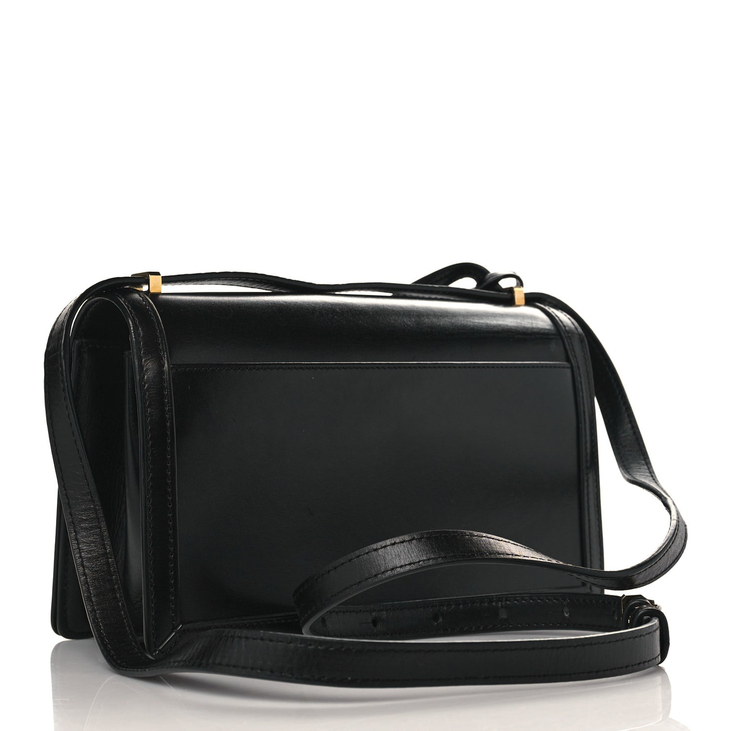 Calfskin Medium Barcelona Shoulder Bag Black