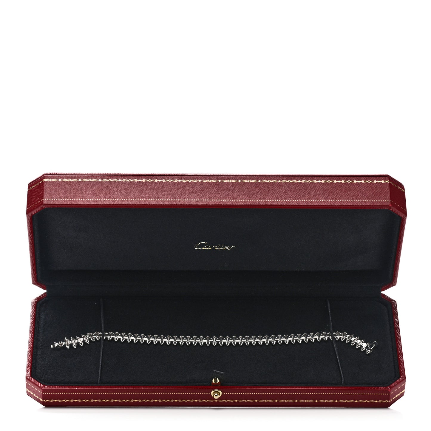 18K White Gold Medium Clash De Cartier Flexible Bracelet 18