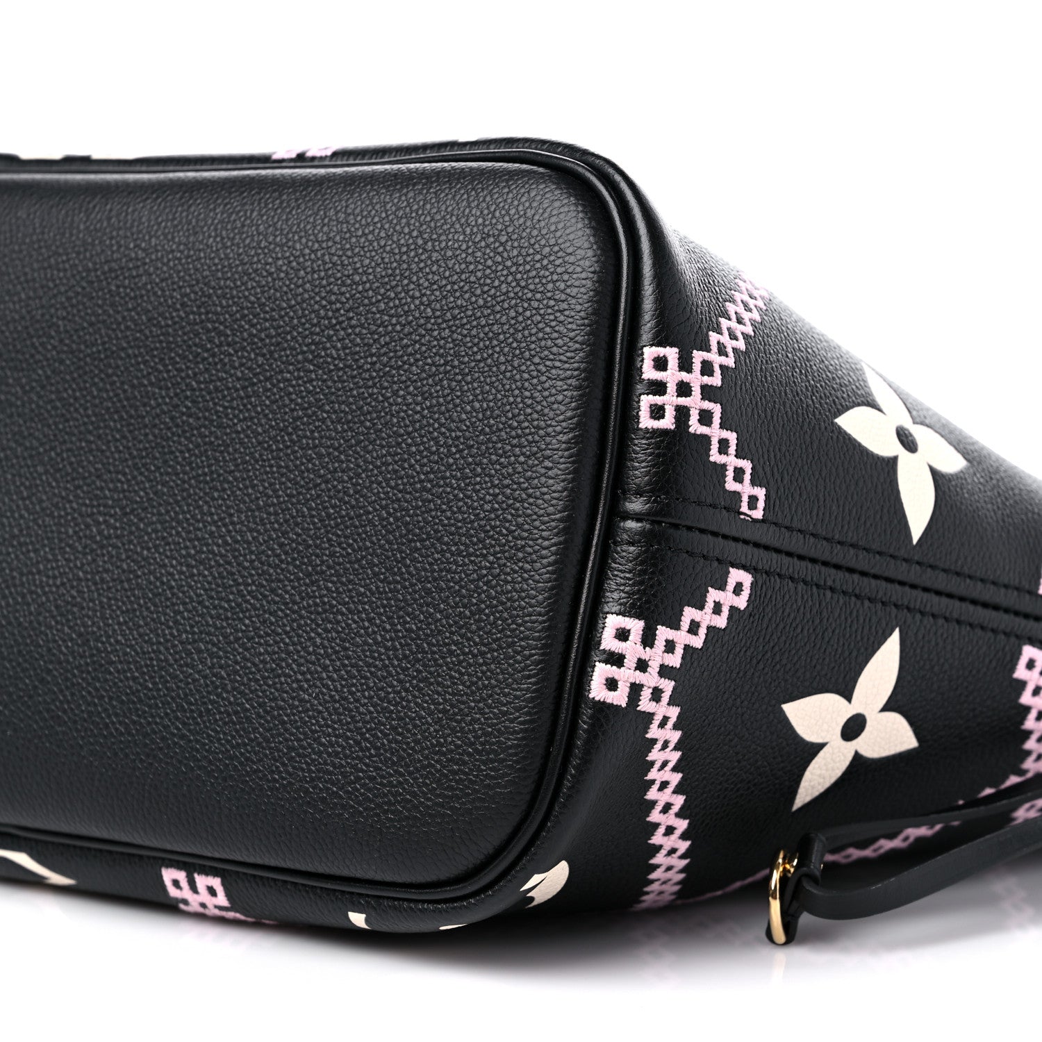 Louis Vuitton Empreinte Monogram Giant Broderies Neverfull MM Black 9 of 9