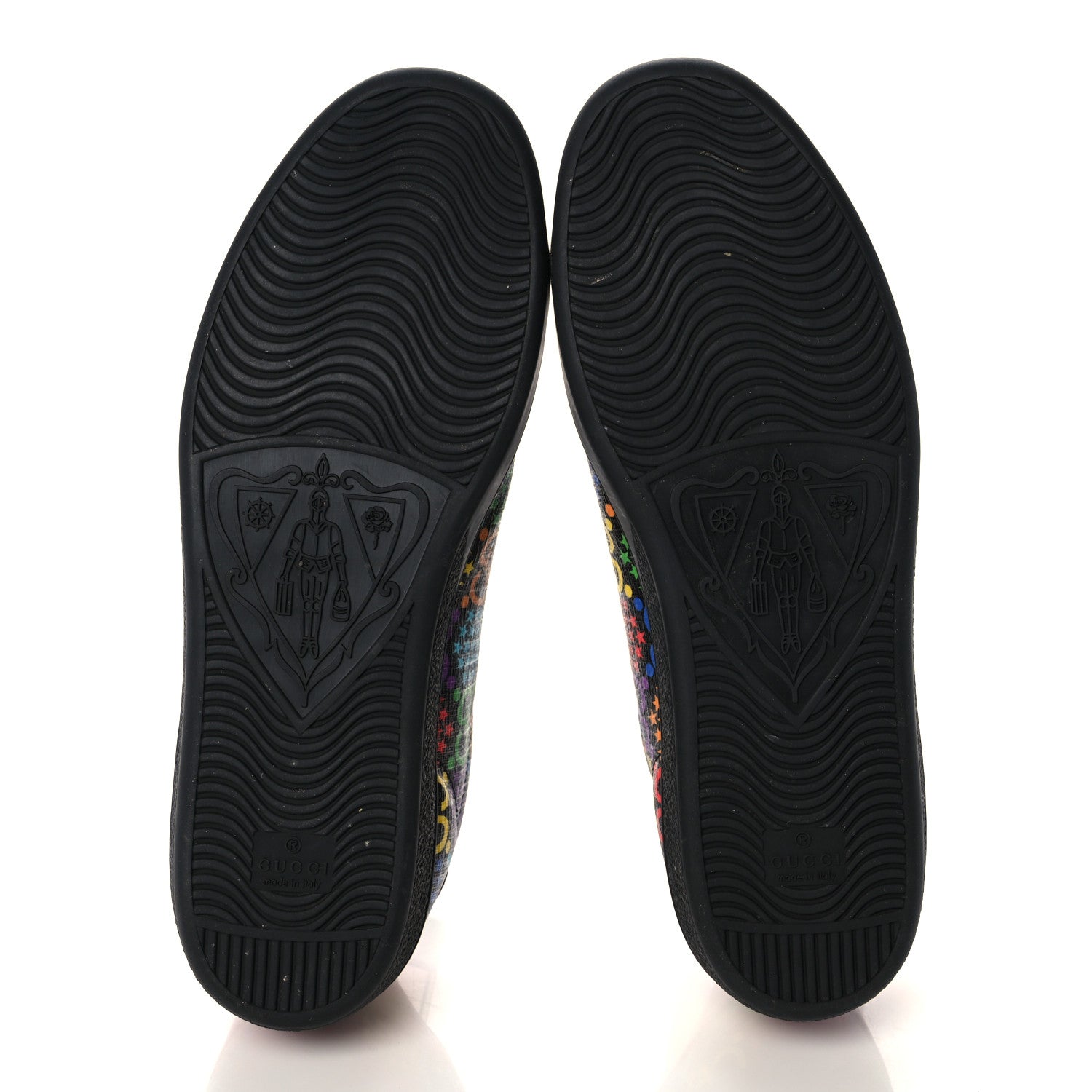 Gucci GG Supreme Monogram Psychedelic Ace Sneakers 41 Black Multicolor 5 of 8