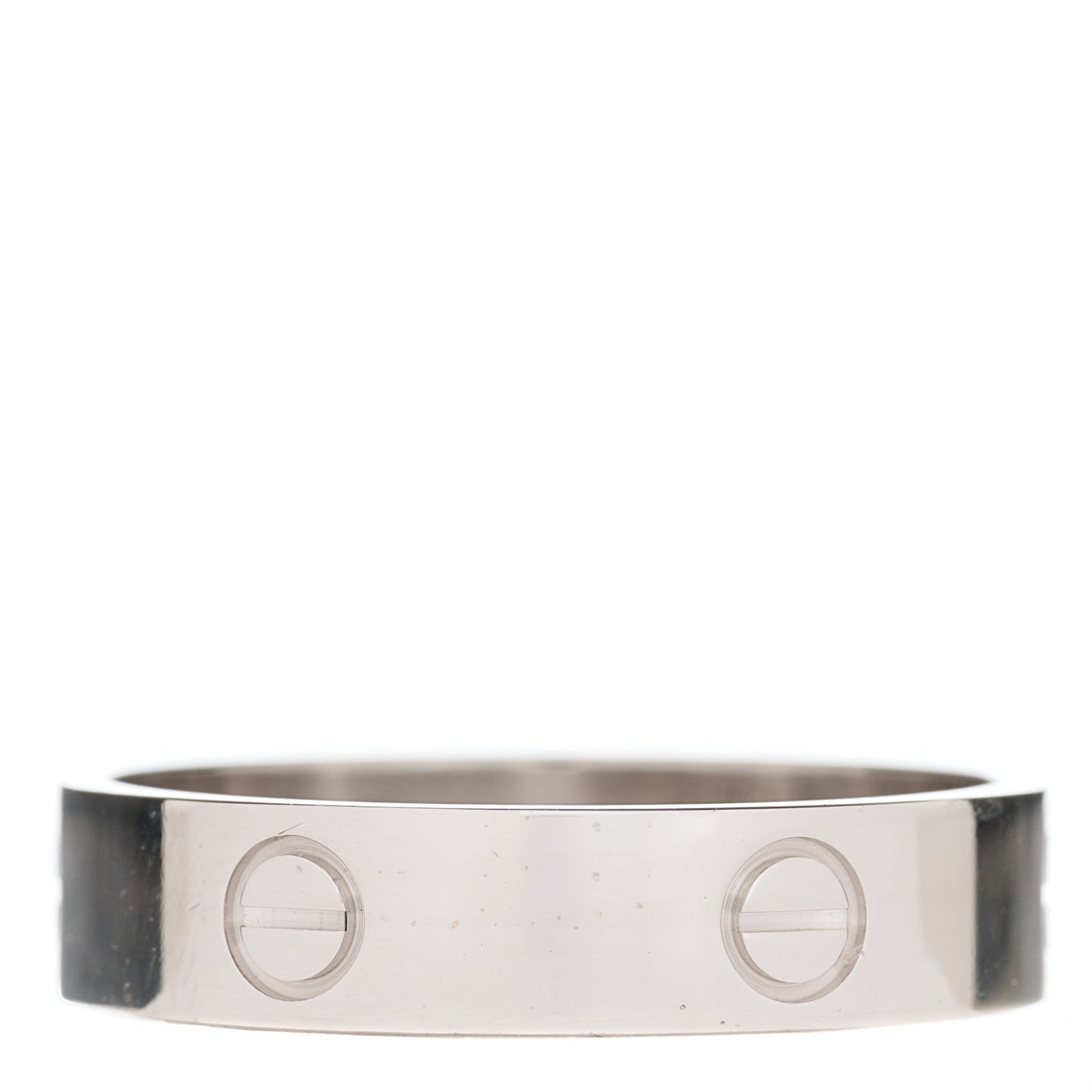 18K White Gold 5.5mm LOVE Ring 68 12.25
